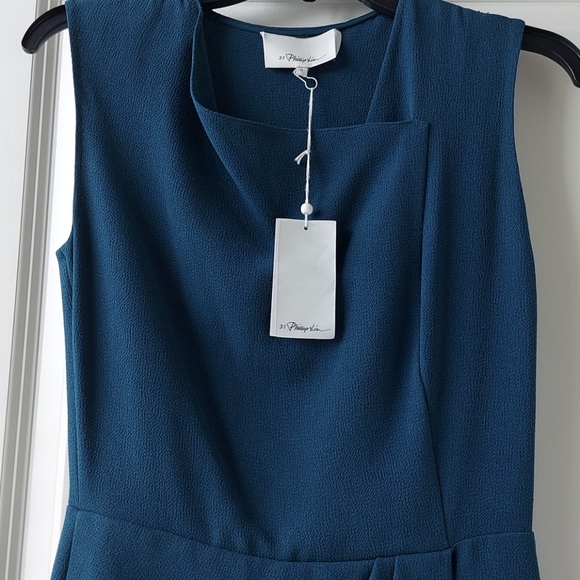 NWT 3.1 Phillip Lim Asymmetric Draped Dress - Picture 15 of 16